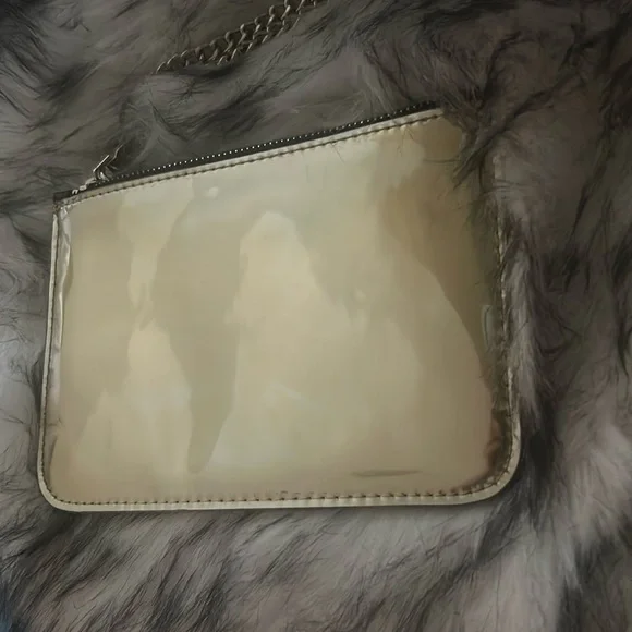 Love Moschino Gold Clutch Bag, GUC